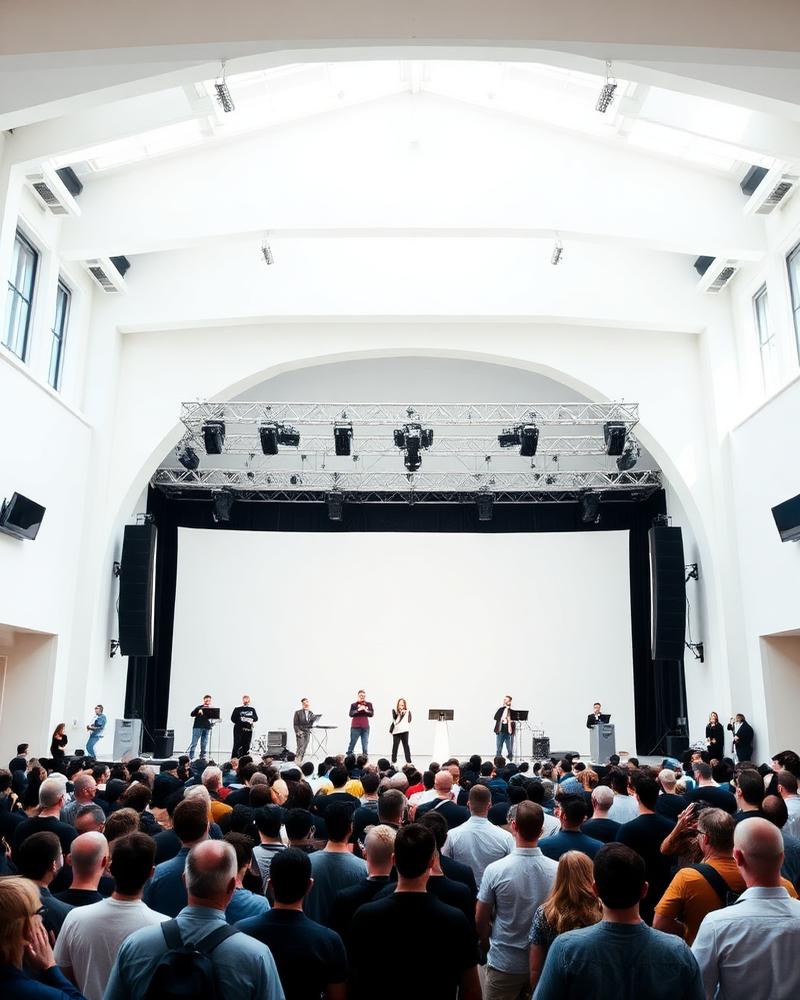 Technical hackathon event venue